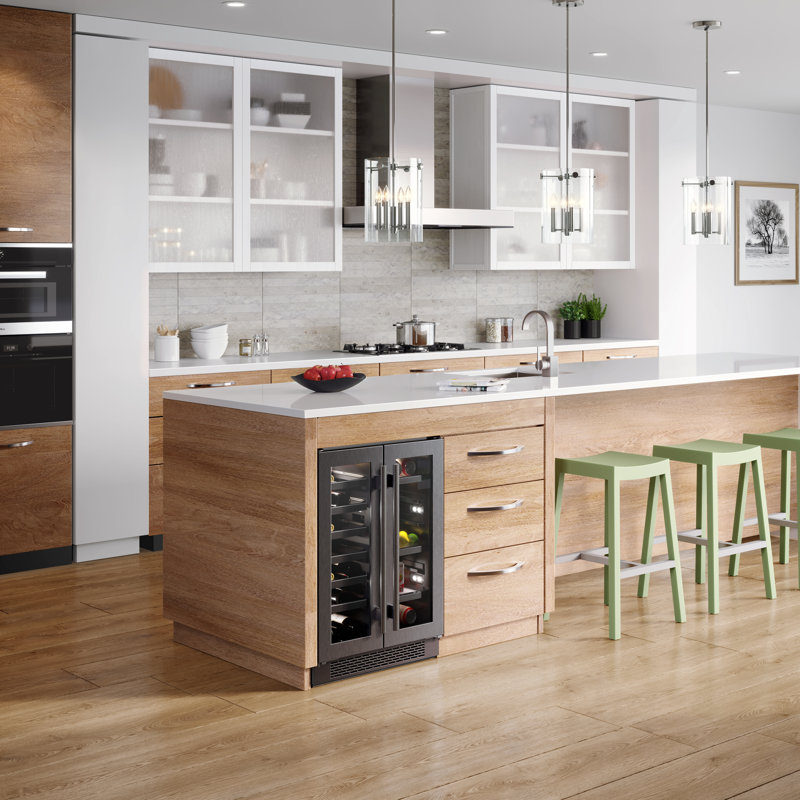 Avallon 23.81'' width 21 Bottle and Can Dual Zone Wine & Beverage